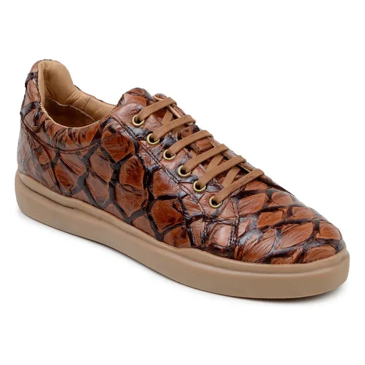 Belvedere Kingstone Pirarucu: The Almond-Hued Grail of Sneaker Luxury. Step Into Legends.