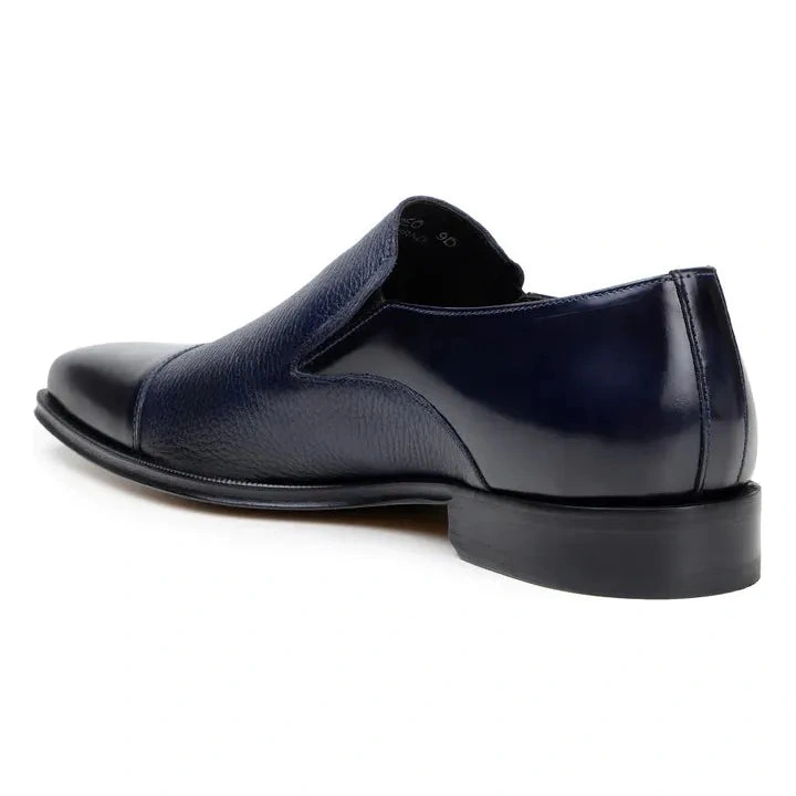 Belvedere ANDREO Navy: Italian Deerskin. Step Into Luxury. Effortless Style.
